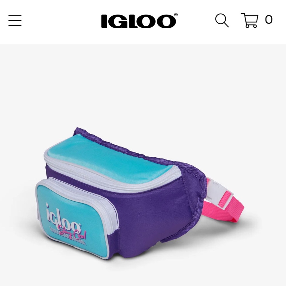 Igloo 3 can retro fanny pack